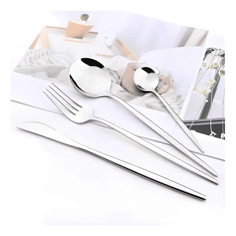 SET DE CUBIERTOS ACERO INOXIDABLE SERVICIO 24 CUCHILLERIA #2 - 3