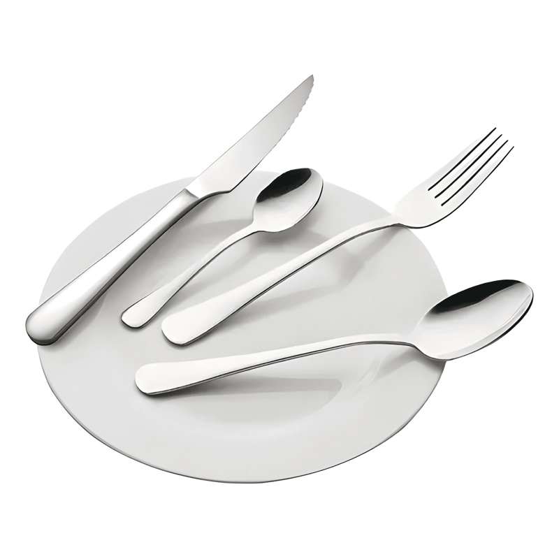 SET DE CUBIERTOS 24 PZS STAINLESS STEEL EN CAJA DE CARTON - 1
