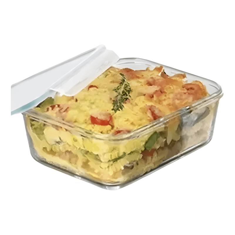 TAPER HERME TICO DE VIDRIO PARA COMIDA 1500 ML - 3