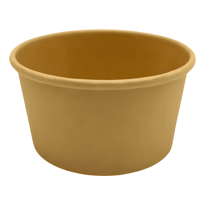 VASO POLIPAPEL KRAFT PARA HELADO Y SOPA 8 OZ 25U - 1