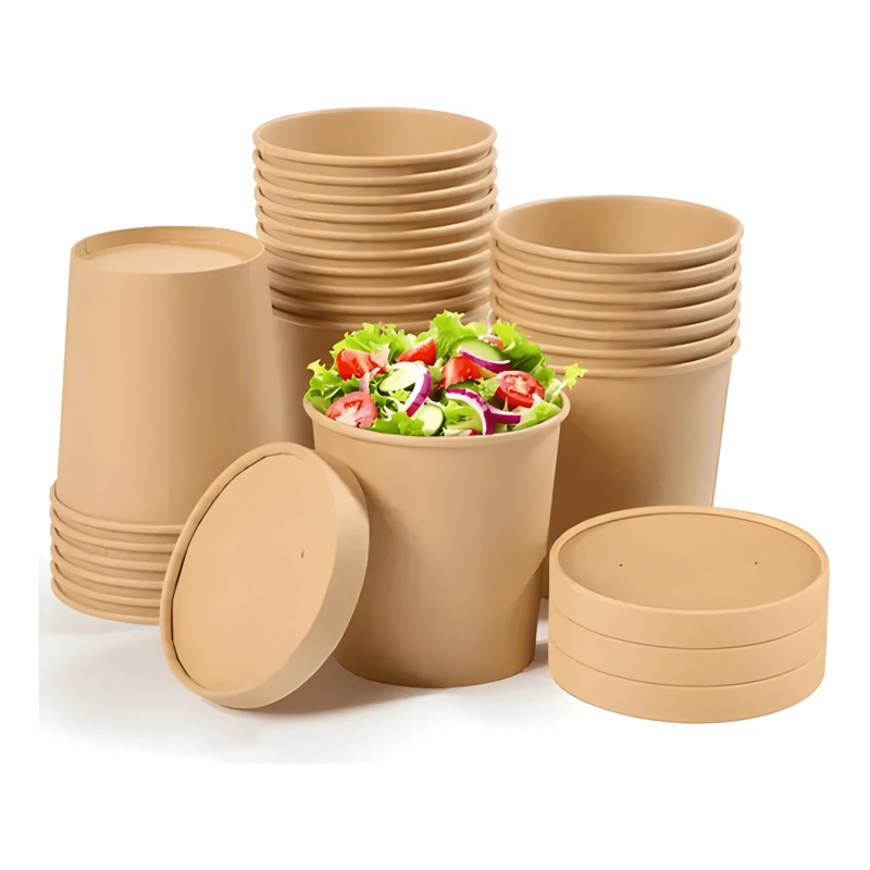 POTE CONTENEDOR KRAFT 32 OZ CON TAPA 20U - 4