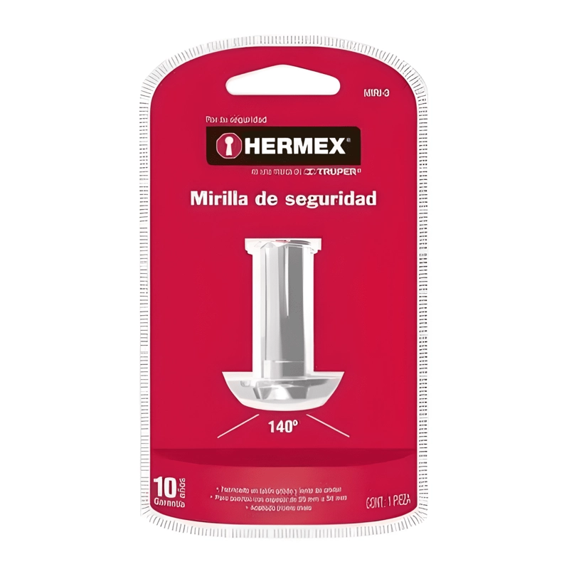 OJO MAGICO PARA PUERTA 140°, CROMO MATE #2 - 1
