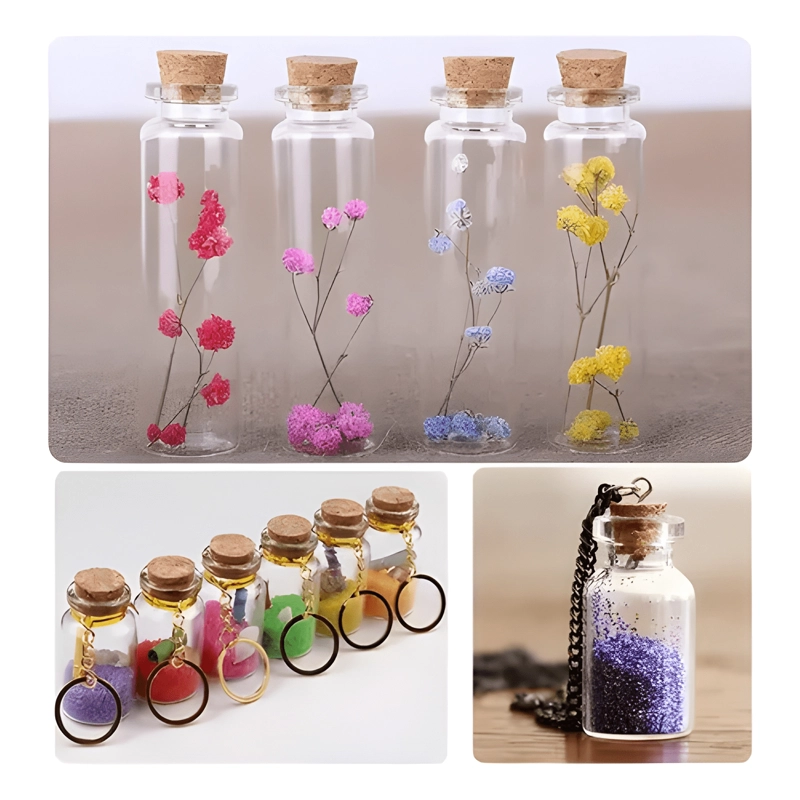 PACK 40 FRASCOS PEQUEÑOS VIDRIO CON TAPA 3X5 CM 25 ML #2 - 2