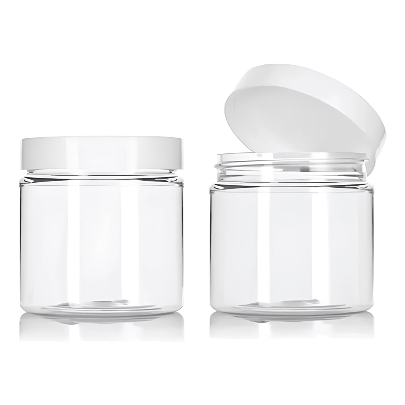 PACK 12 FRASCOS PLASTICO TAPA ROSCA 170 ML, BLANCA - 1