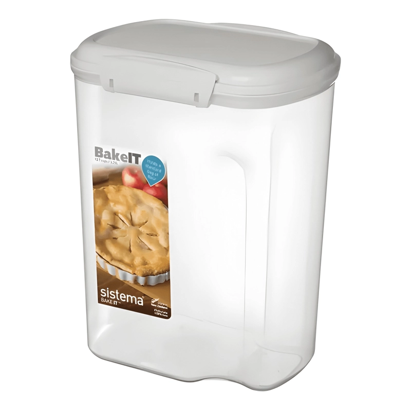 RECIPIENTE REPOSTERIA PLASTICO 3,25 L RECTANGULAR, BLANCO - 1