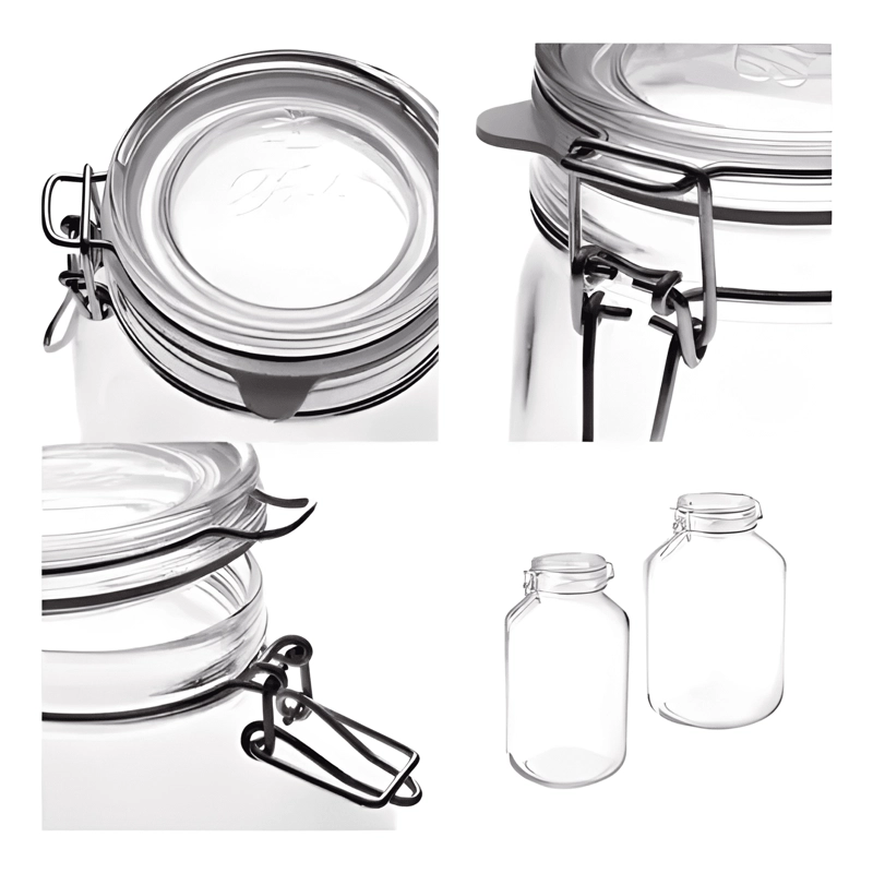 FRASCO TARRO CANISTER HERME TICO GRANDE 3800 ML CON TAPA - 1