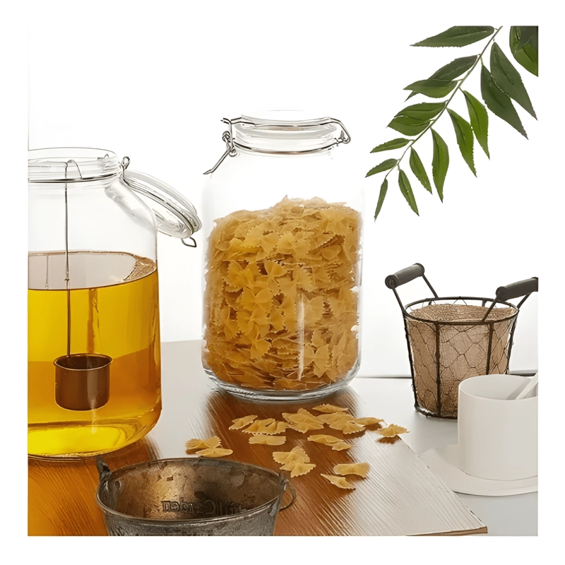 FRASCO TARRO CANISTER HERME TICO GRANDE 3800 ML CON TAPA - 3