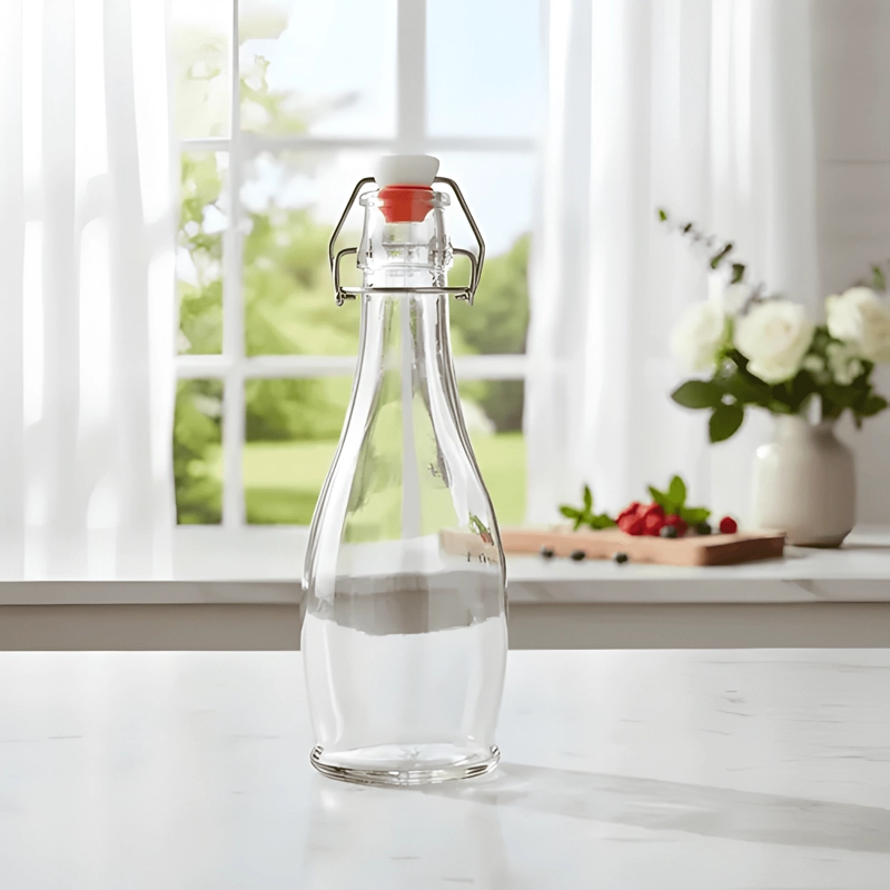 BOTELLA DE VIDRIO 500 ML TAPA SWING TOP, CERVEZA/JUGO 3U - 3