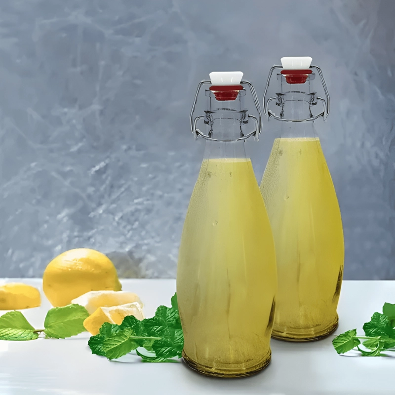 BOTELLA DE VIDRIO 500 ML TAPA SWING TOP, CERVEZA/JUGO 3U - 4