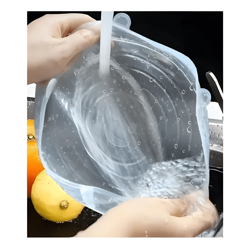 CONTENEDOR HERME TICO ORGANIZADOR NEVERA 6U, TRANSPARENTE - 2