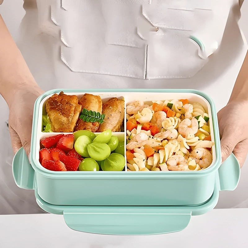 CONTENEDOR BENTO BOX FIAMBRERA 1400 ML MICROONDAS - 1