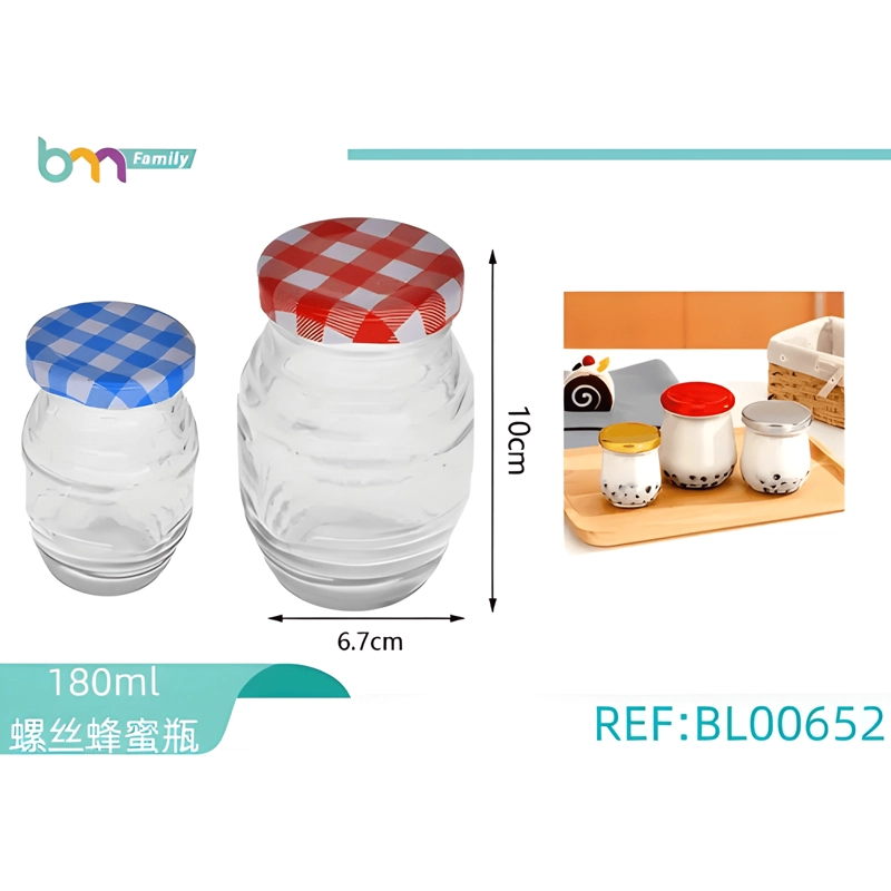 PACK 12 FRASCOS VIDRIO 180 ML TAPA ROSCA PARA COCINA - 4
