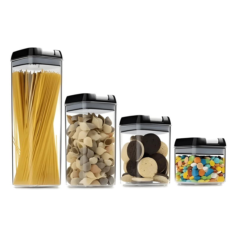 SET 7 CONTENEDORES HERME TICOS ALIMENTOS PARA DESPENSA - 4