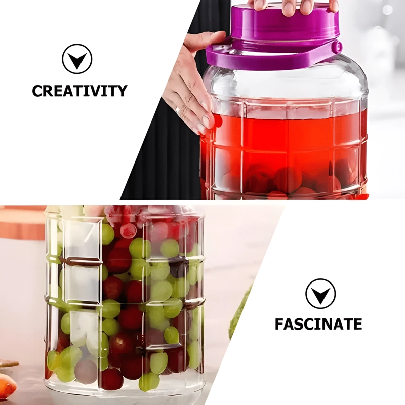 FRASCO DE VIDRIO ESCABECHERO CONSERVERO 10 L - 4