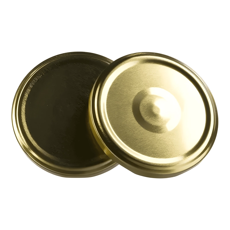 TAPA METALICA TWIST OFF 82 MM CON BOTON 50U - 2