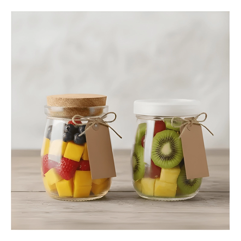 PACK 6 FRASCOS VIDRIO 150 ML TAPA PLASTICA Y CORCHO - 3