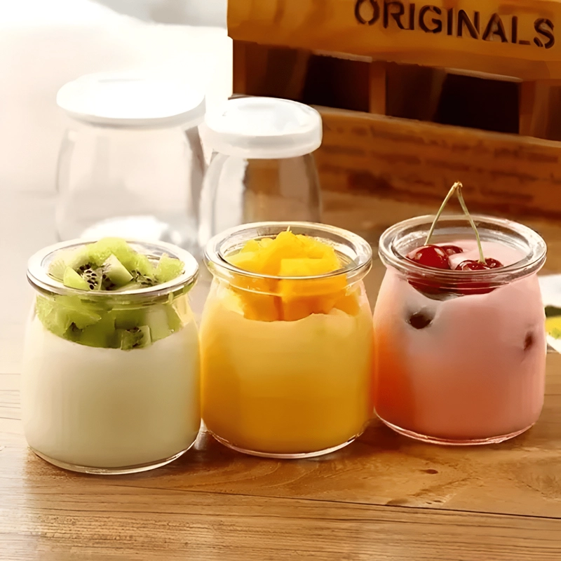 PACK 6 FRASCOS VIDRIO OVALADO TAPA PLASTICA 200 ML - 2
