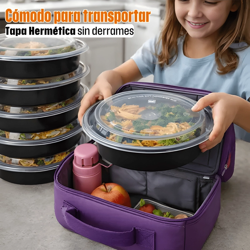 FRASCO HERME TICO CONTENEDOR PLASTICO CON TAPA 10U - 1