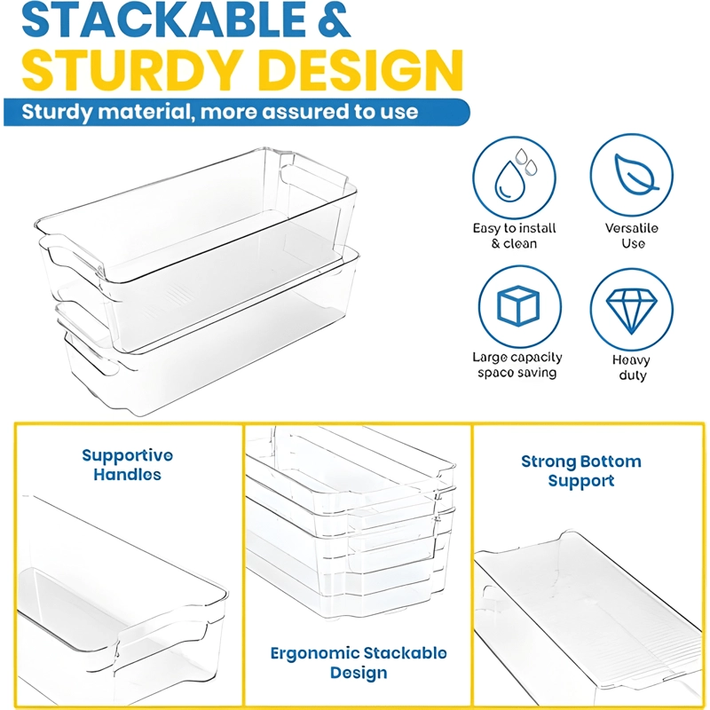 ORGANIZADOR REFRIGERADOR SET 8 CONTENEDORES - 1