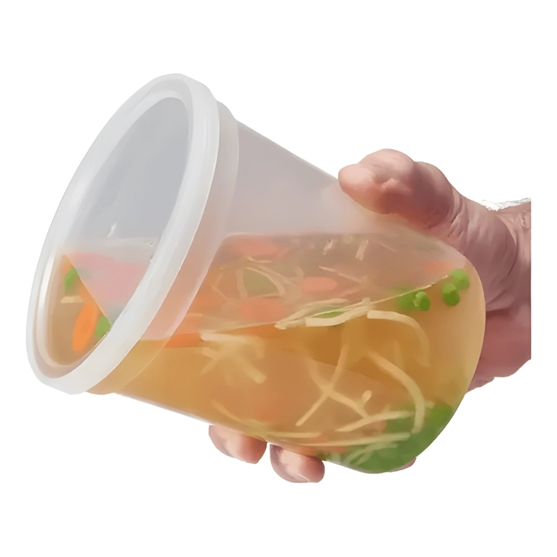CONTENEDOR ENVASE PLASTICO 1 L CON TAPA 50U #1 - 1