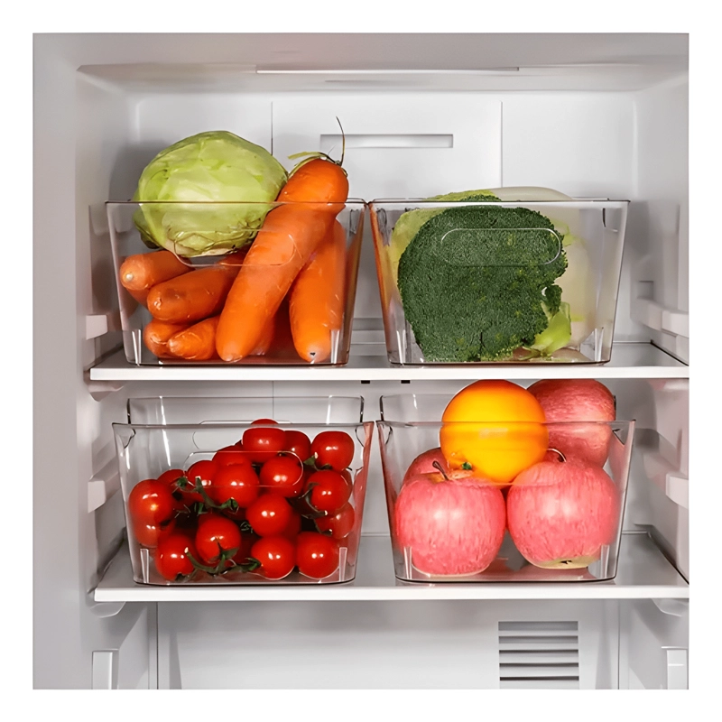 CONTENEDOR ACRILICO ORGANIZADOR DE COCINA TALLA L 4U - 4