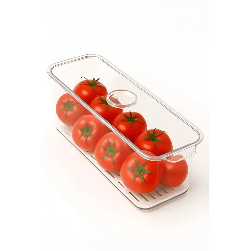 CAJA ORGANIZADORA REFRIGERADOR CON TAPA 3U - 2