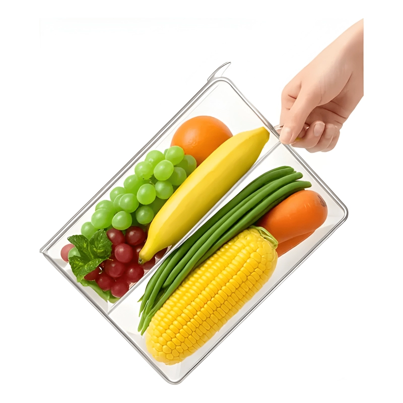 CAJA ORGANIZADORA REFRIGERADOR CON TAPA 3U - 3