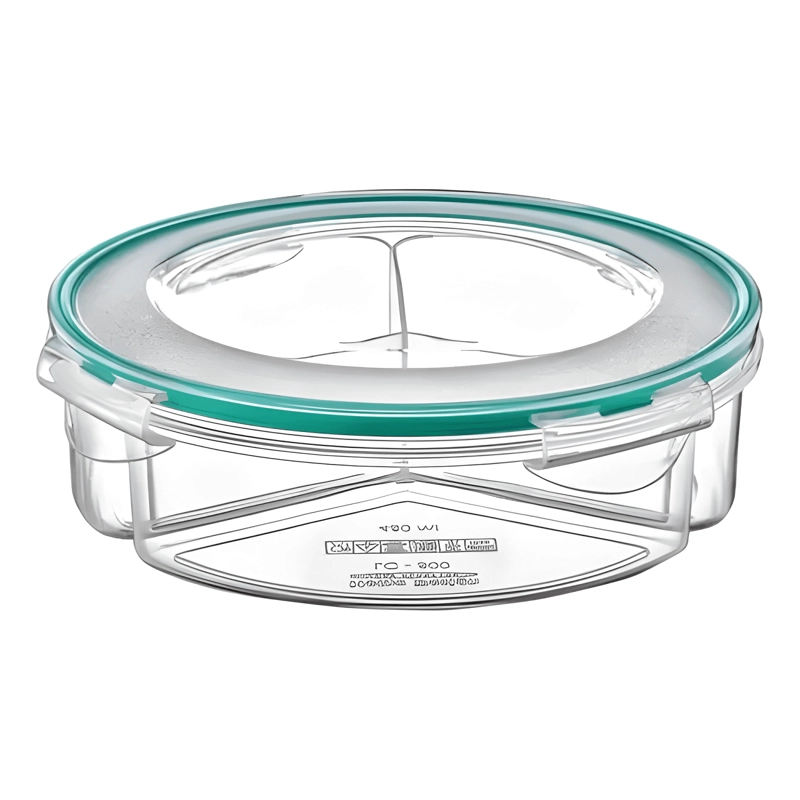 POTE HERME TICO PLASTICO 3 DIV 450 ML APTO MICROONDAS - 1