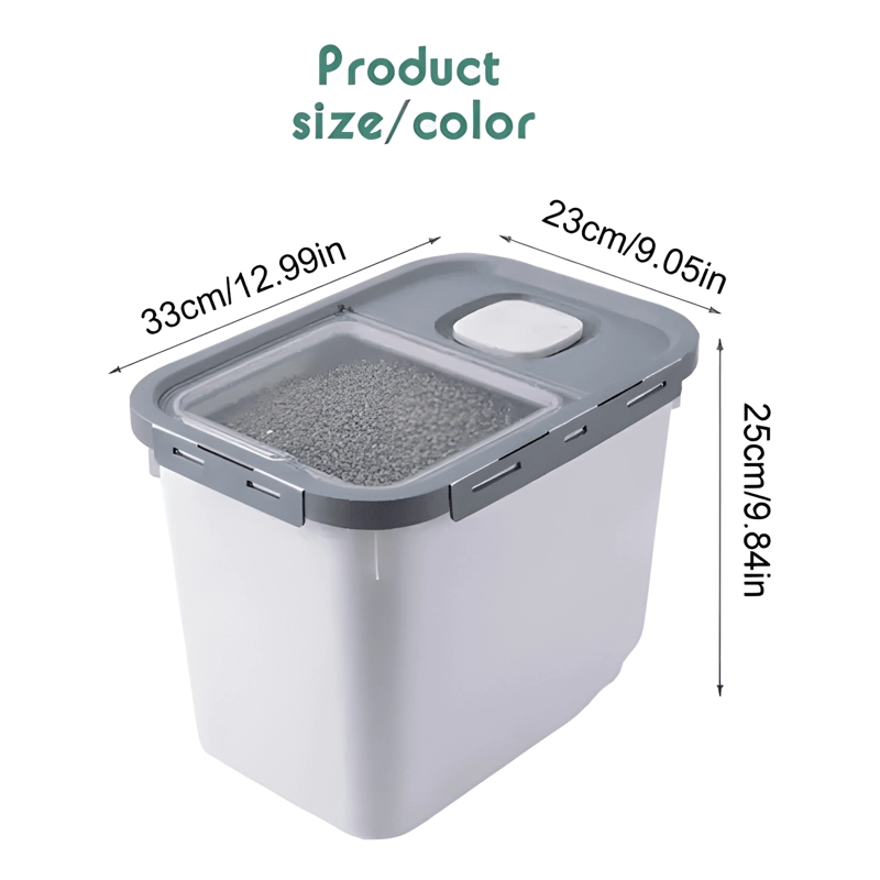 CONTENEDOR DE ALIMENTOS PORTATIL PARA MASCOTAS - 1