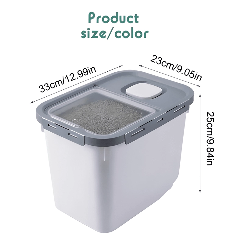 CONTENEDOR DE ALIMENTOS PORTATIL PARA MASCOTAS - 2