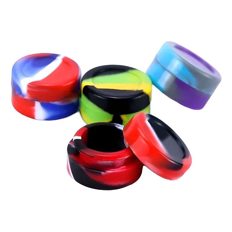 CONTENEDOR DE SILICONA CIRCULAR, COLORES SURTIDOS - 1