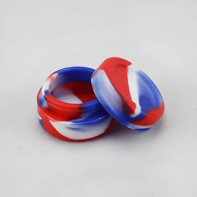 CONTENEDOR DE SILICONA CIRCULAR, COLORES SURTIDOS - 2
