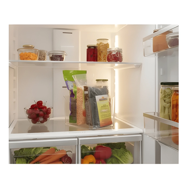 CAJA ORGANIZADORA REFRIGERADOR ACRILICO SIN TAPA - 1