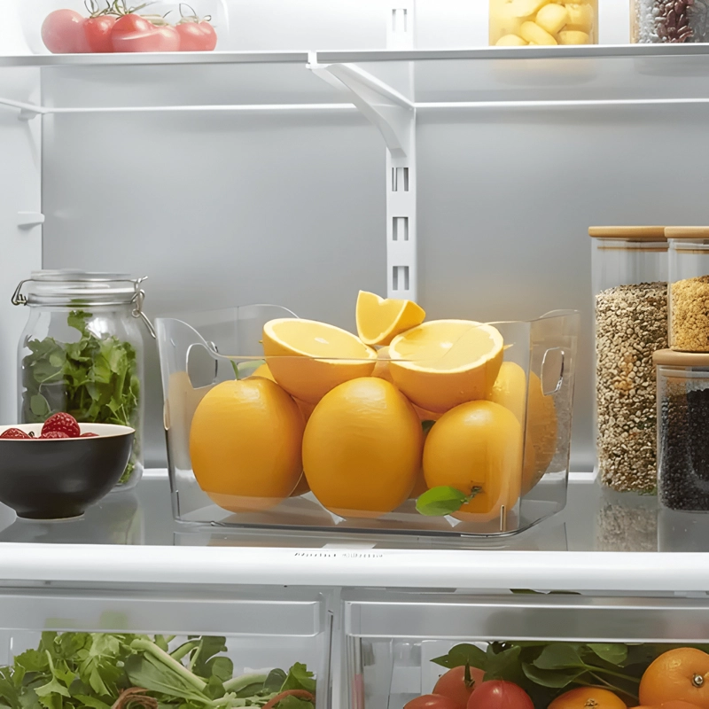CAJA ORGANIZADORA REFRIGERADOR ACRILICO SIN TAPA - 4