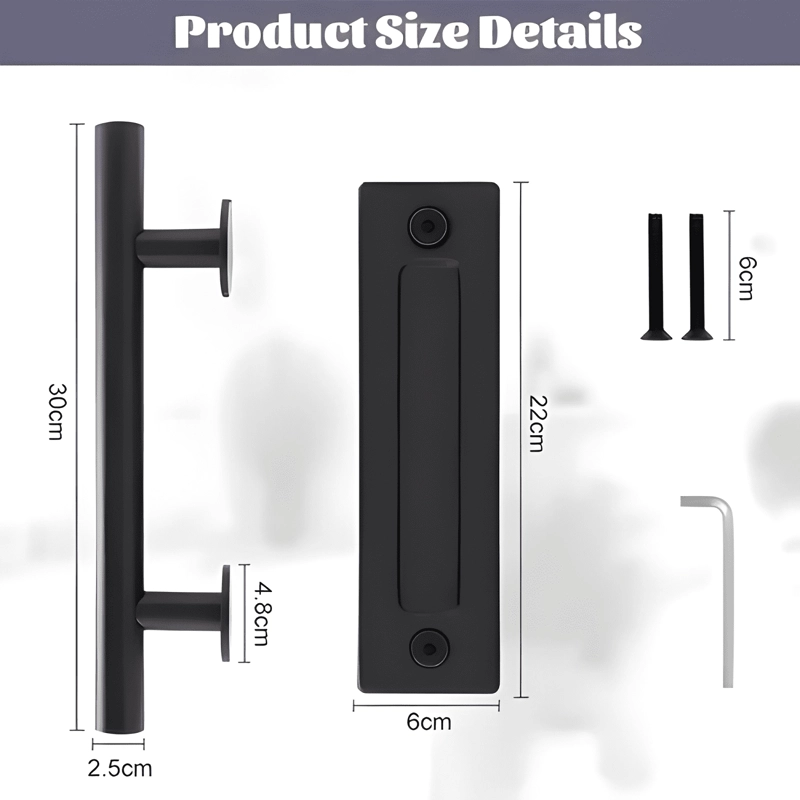 MANILLA TIRADOR 30 CM DE ACERO INOXIDABLE PARA MADERA #1 - 2