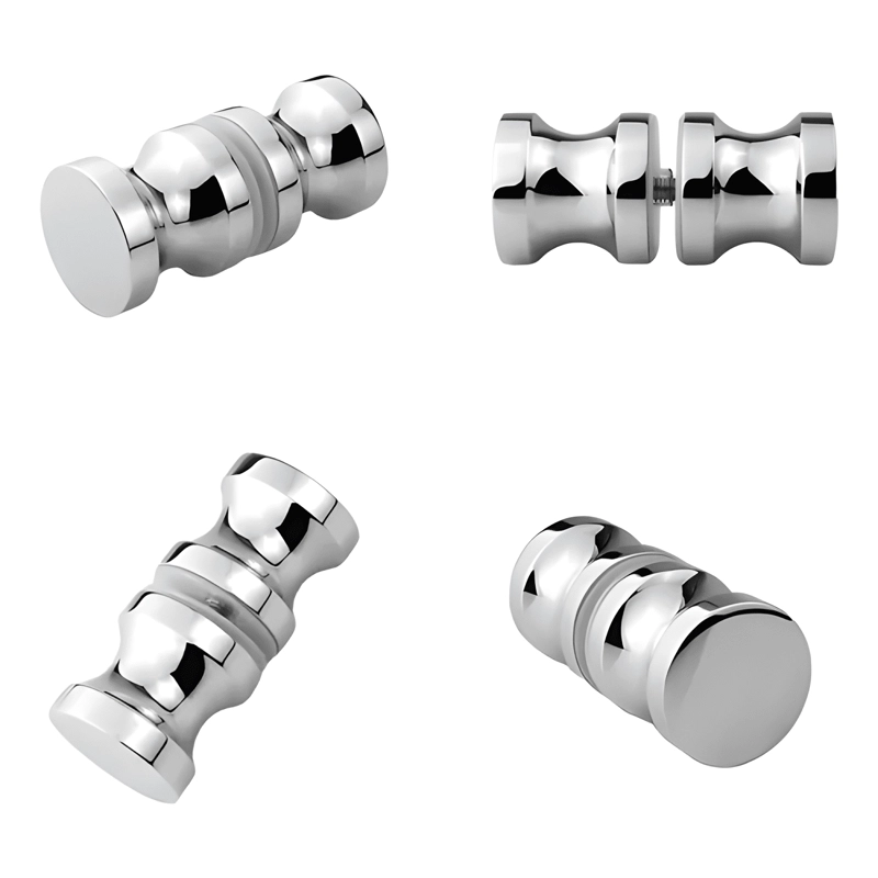 TIRADOR PARA PUERTA DE DUCHA ACERO INOXIDABLE PARA VIDRIO #2 - 4