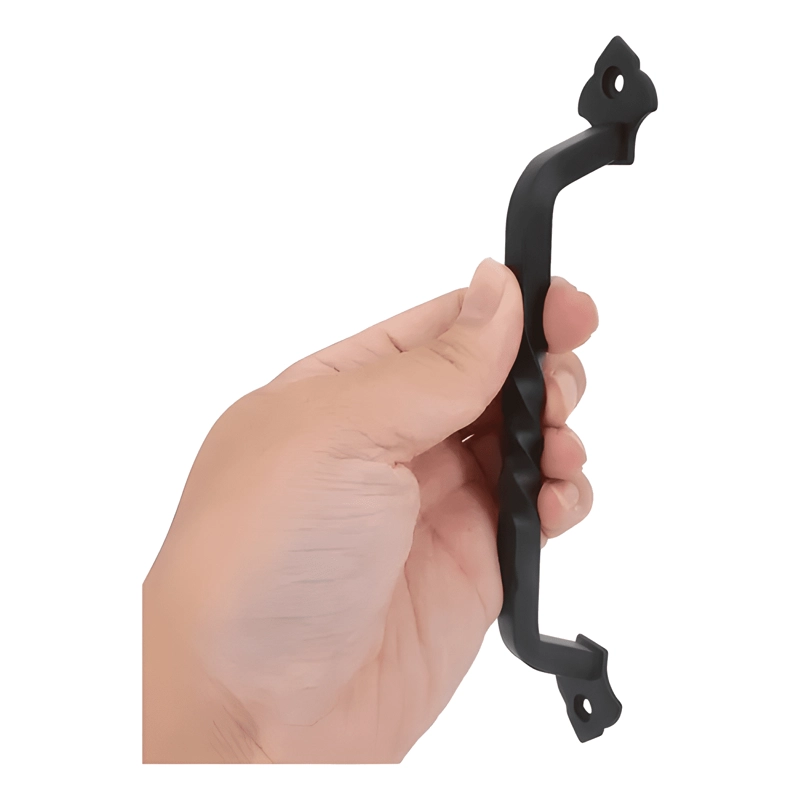 MANILLA TIRADOR RETRO FIERRO RETORCIDO PUERTA 14,5 CM 4U - 4