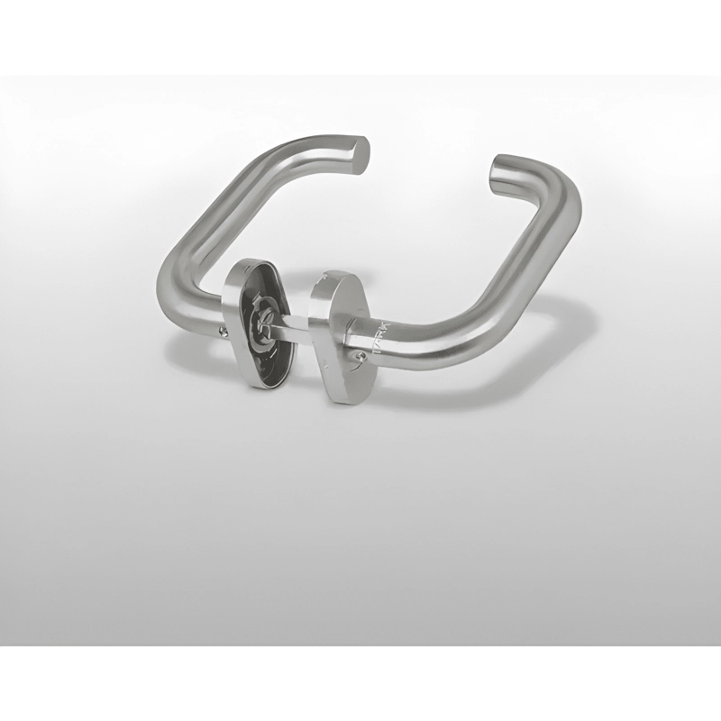 PAR DE MANILLAS PERFIL METALICO MODELO TINA, ACERO 304 - 4