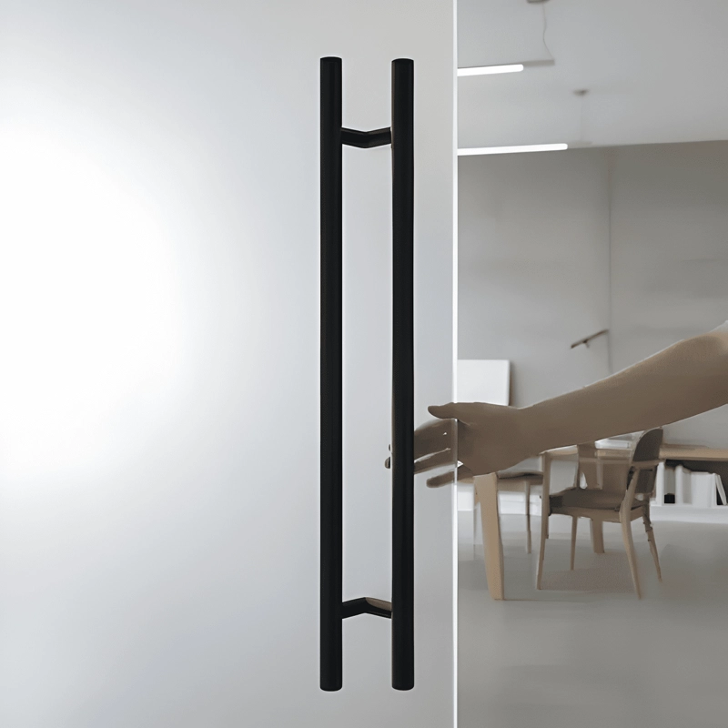 TIRADOR BIDIRECCIONAL PARA PUERTA, NEGRO - 2
