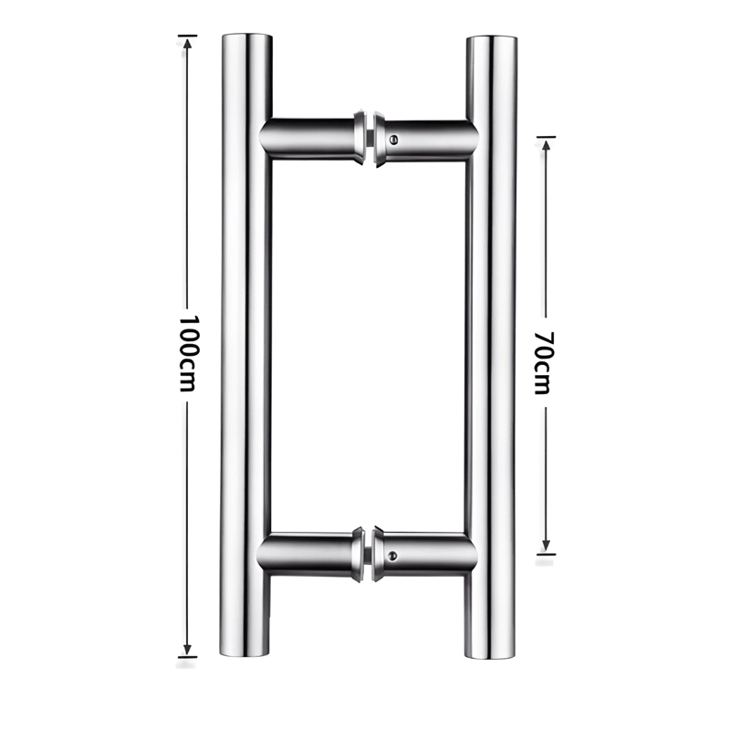MANIJA DE ACERO INOXIDABLE 100 CM PARA PUERTA DE VIDRIO - 4