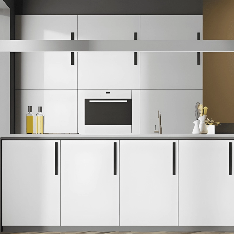MANIJA TIRADOR COCINA ACERO INOXIDABLE 268 MM 6U, NEGRO - 3