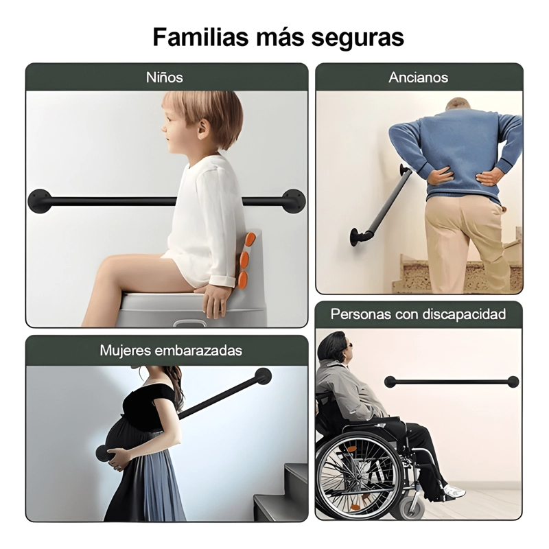 BARANDAL PASAMANOS DE TUBO PARA ESCALERAS 1 M #1 - 4