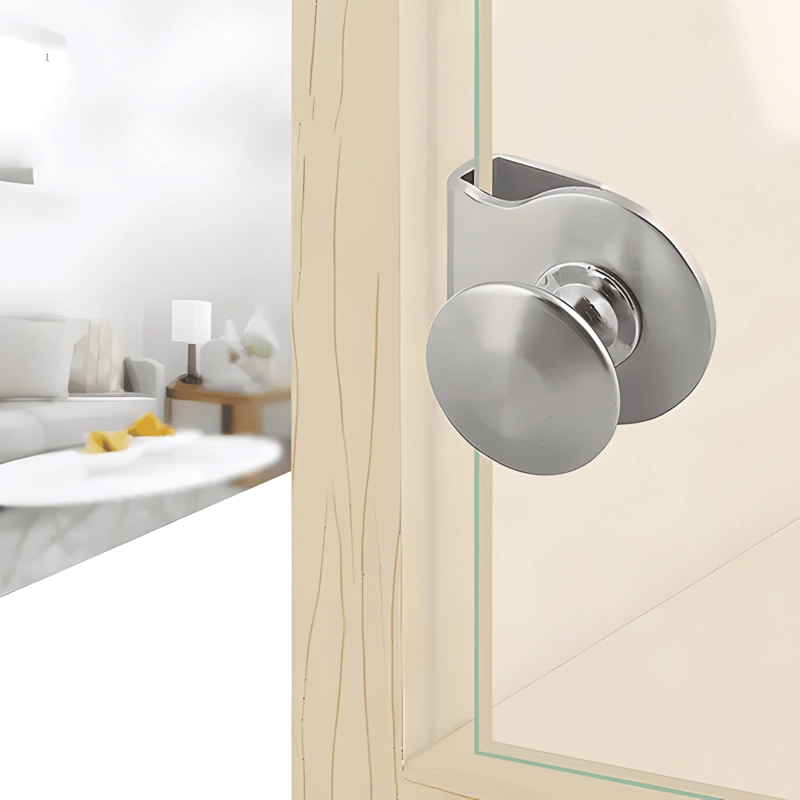 TIRADOR PUERTA DE VIDRIO ACERO INOXIDABLE 28X38, 2 PIEZAS - 4