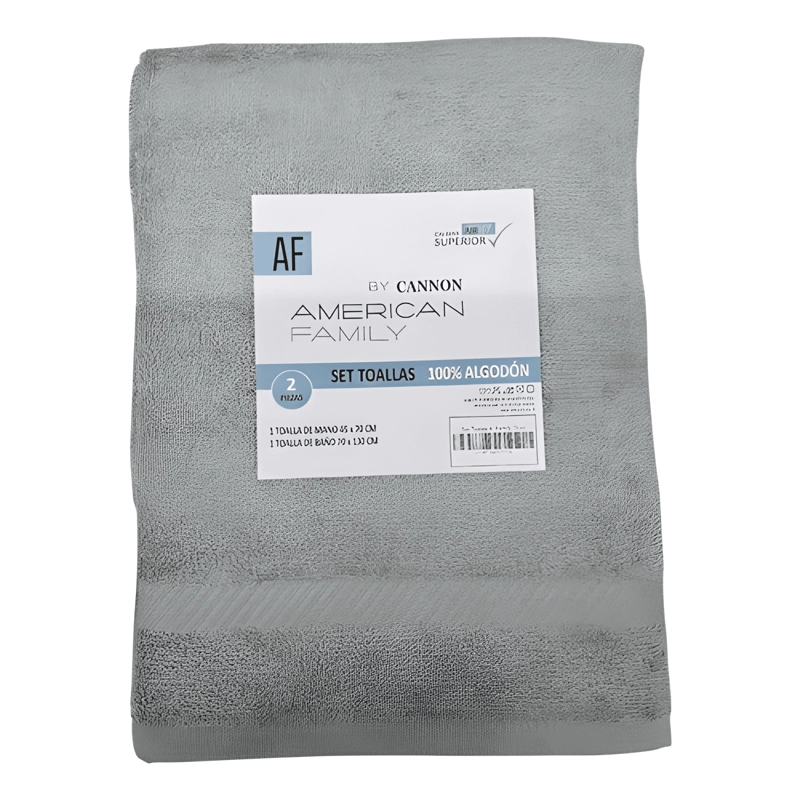 TOALLA Y TOALLON ALGODON CANNON HOME BAÑO 70X130CM Y - 1
