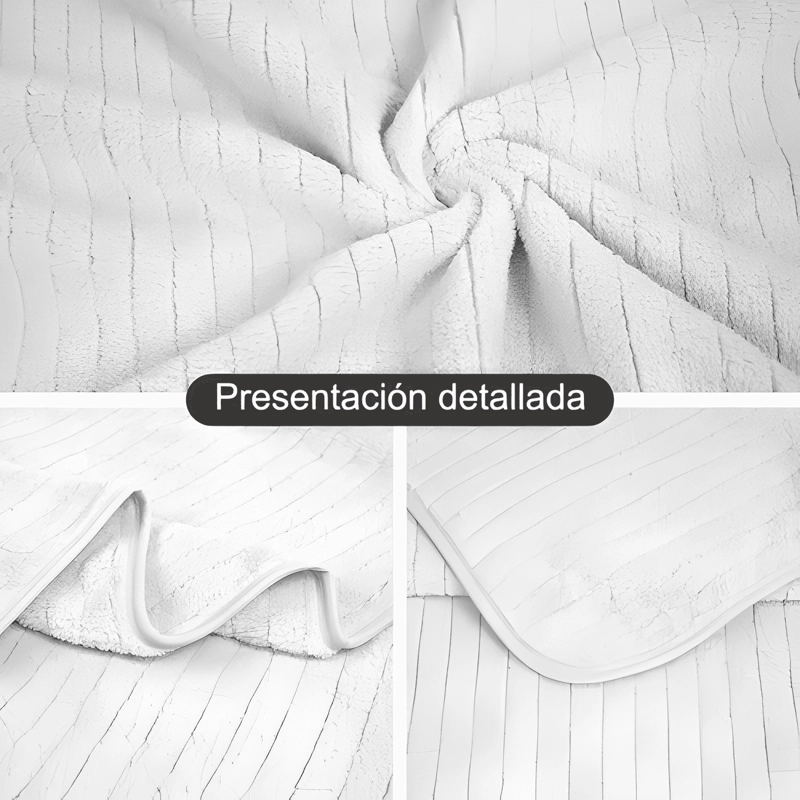 JUEGO DE 2 TOALLAS DE BAÑO TOALLA MANO ALTAMENTE ABSORBENTES - 4