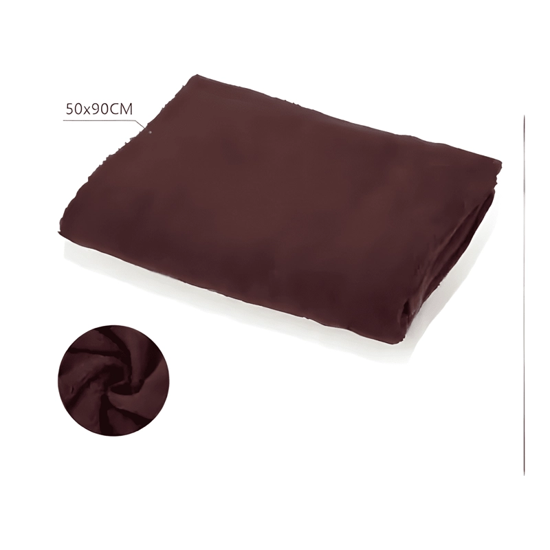 TOALLA DE MANOS HOMEY 90X50CM POLIESTER ALGODON BAÑO MARRON - 1