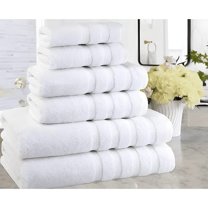 SET DE 6 TOALLAS 100% ALGODON TURCO PREMIUM - 2