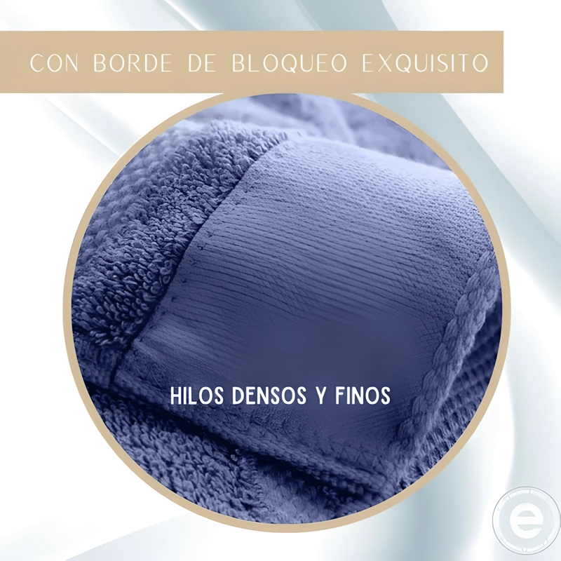 JUEGO DE TOALLAS ALGODON GRUESAS 70X140 450GRS 3PZS ENIGMA - 4