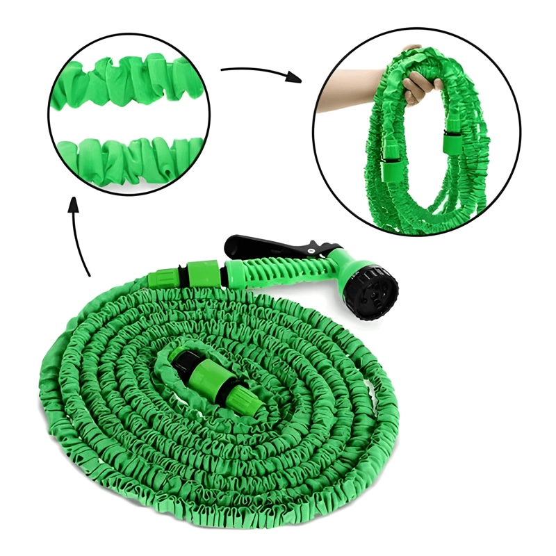 MANGUERA RETRACTIL EXPANDIBLE JARDIN MAGIC HOSE 30 METROS - 1
