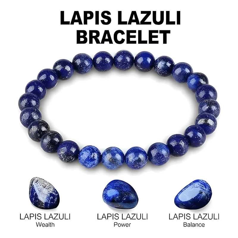 PULSERA LAPISLAZULI ORIGINAL PIEDRA SABIDURIA #20 - 2